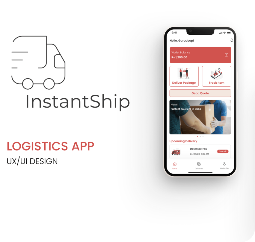 InstantShip Logistics Apps